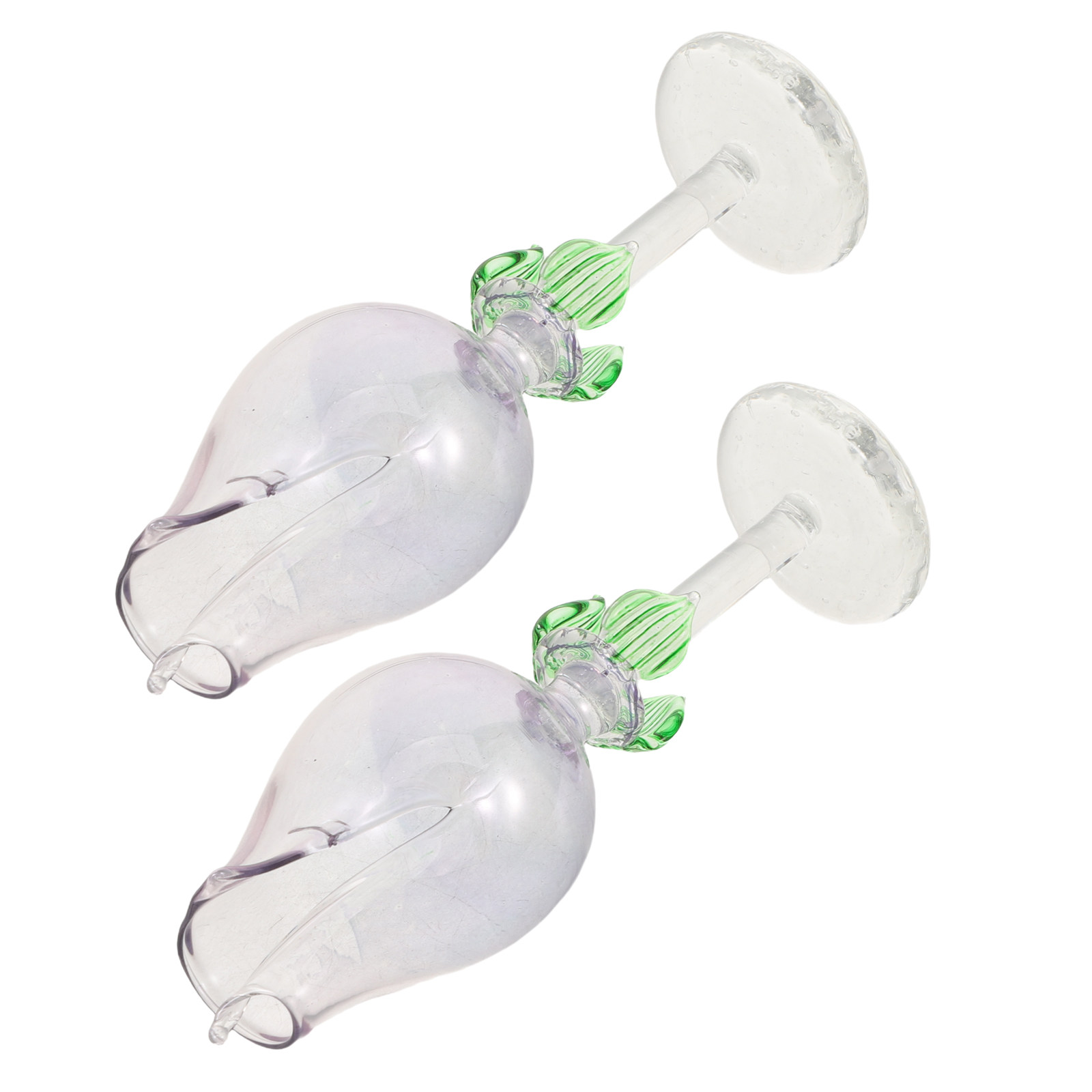 Home Fragrance Oil - 2Pcs Flower Shaped Glass Essential Oil