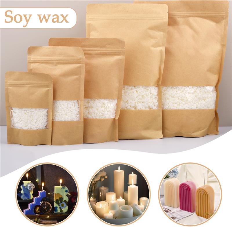 Soy Wax Flake - 50-1000g Natural Pure Soy Wax Flake