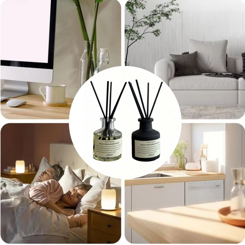 Home Fragrance Reed Diffuser - 50ml Flameless Home Fragrance Room Flameless