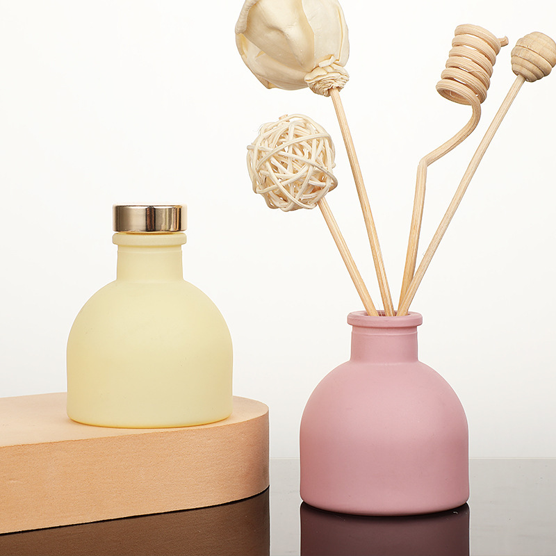 Reed Diffuser Set - 1pc 50ml Empty Pink/White/Yellow/Black Aromatherapy Diffuser