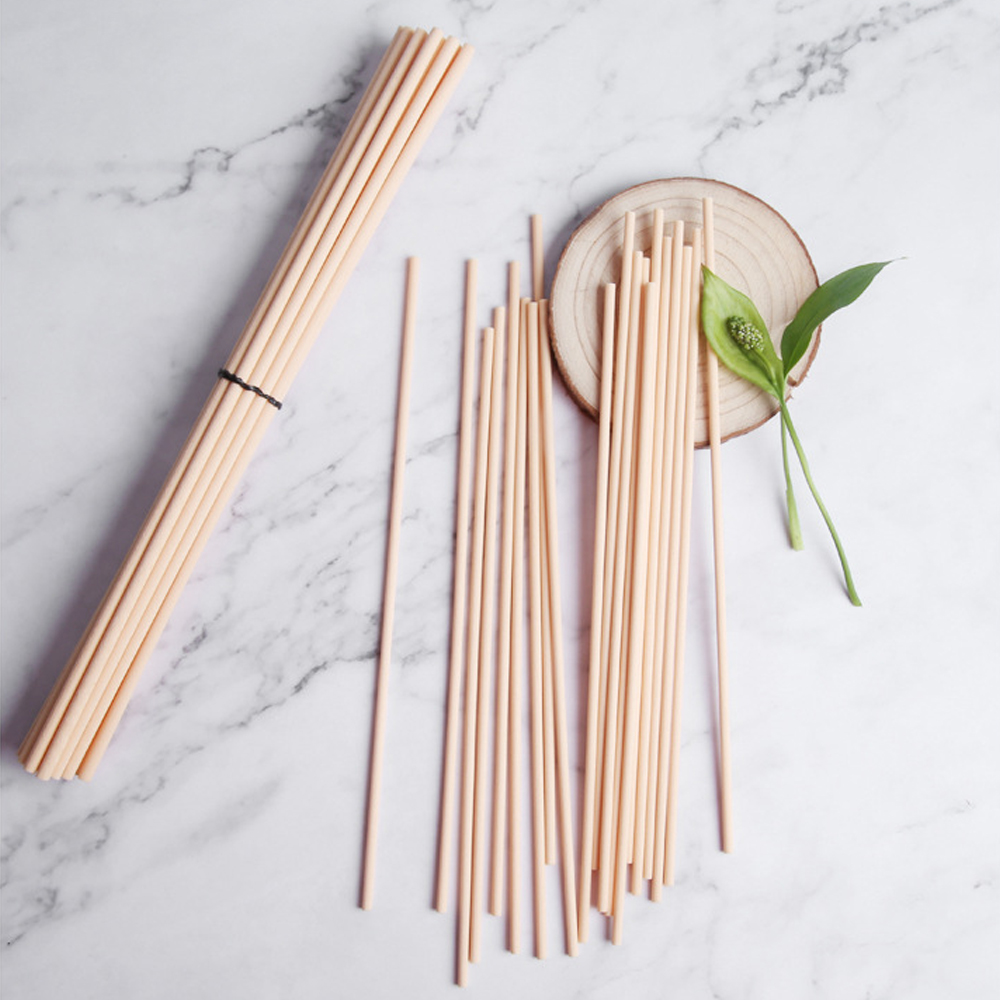 50pcs 20cm 3/4/5mm Wood Color  - Reed Diffuser Set review and price
