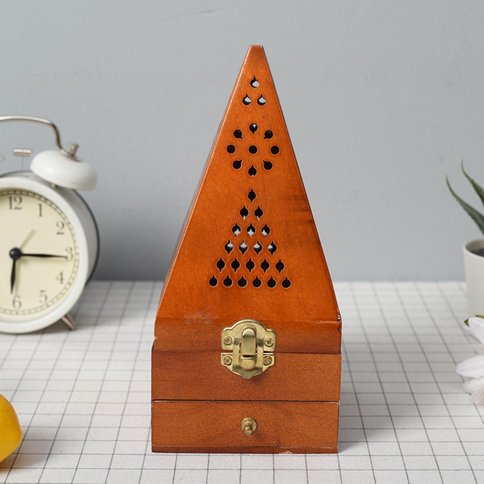 Wood Incense Cone Holders Hand - Home Fragrance Gift Box review and price