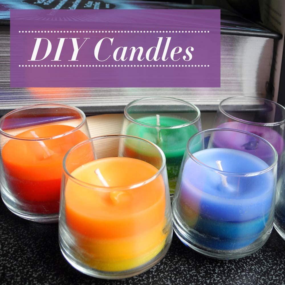 34colors/set Candle Dye Chips  - Soy Wax Flake review and price