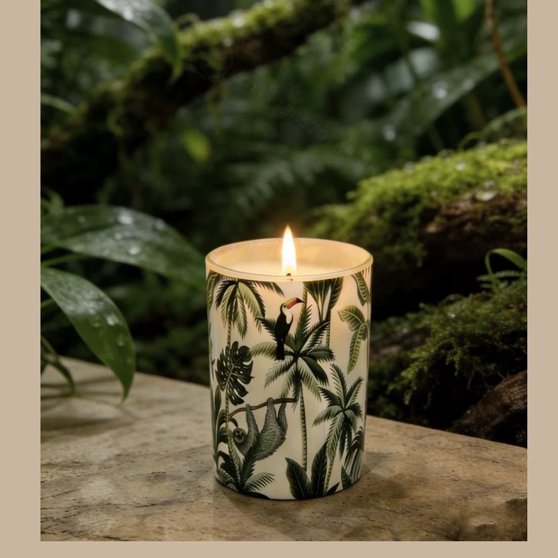 Glass Jar Soy Wax Scented Cand - Home Fragrance Gift Box review and price