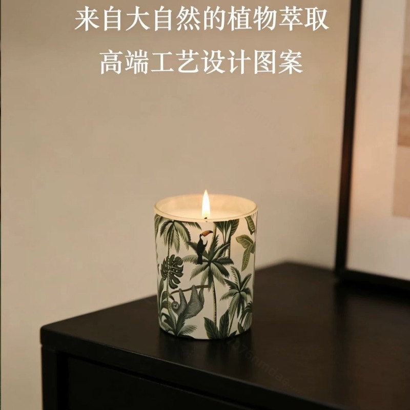 Glass Jar Soy Wax Scented Cand - Home Fragrance Gift Box review and price