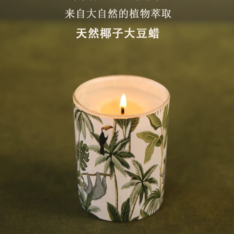 Glass Jar Soy Wax Scented Cand - Home Fragrance Gift Box review and price