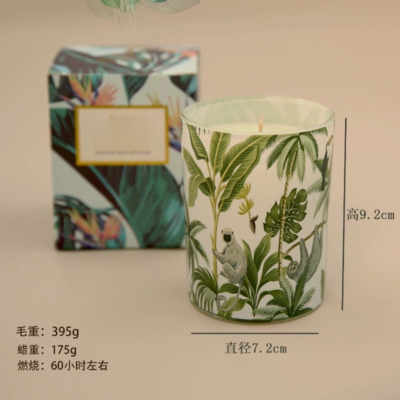 Glass Jar Soy Wax Scented Cand - Home Fragrance Gift Box review and price