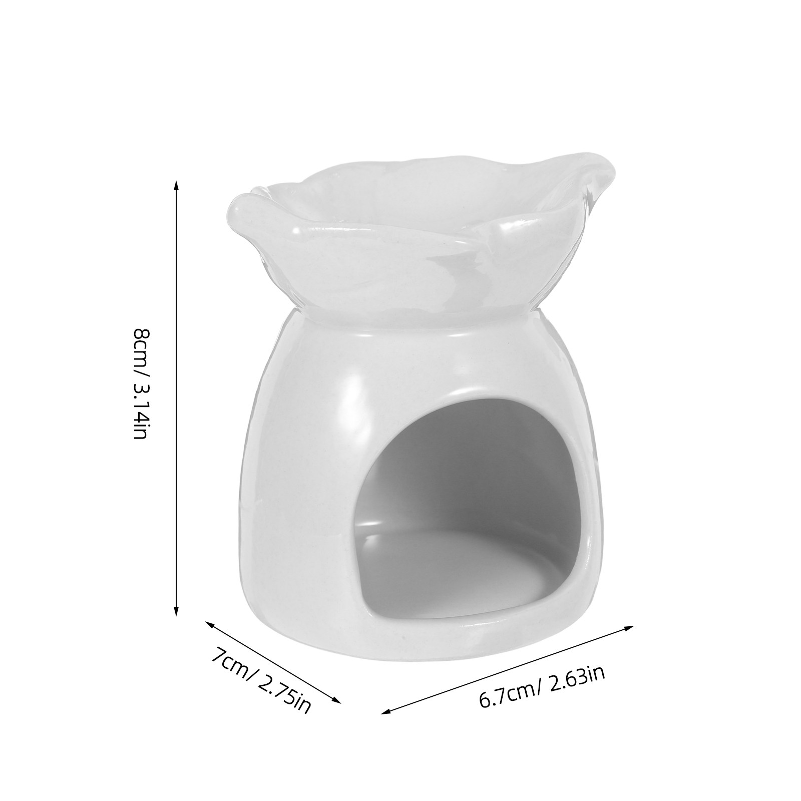 Ceramic Holder Elegant Leaf-Sh - Home Fragrance Oil review and price