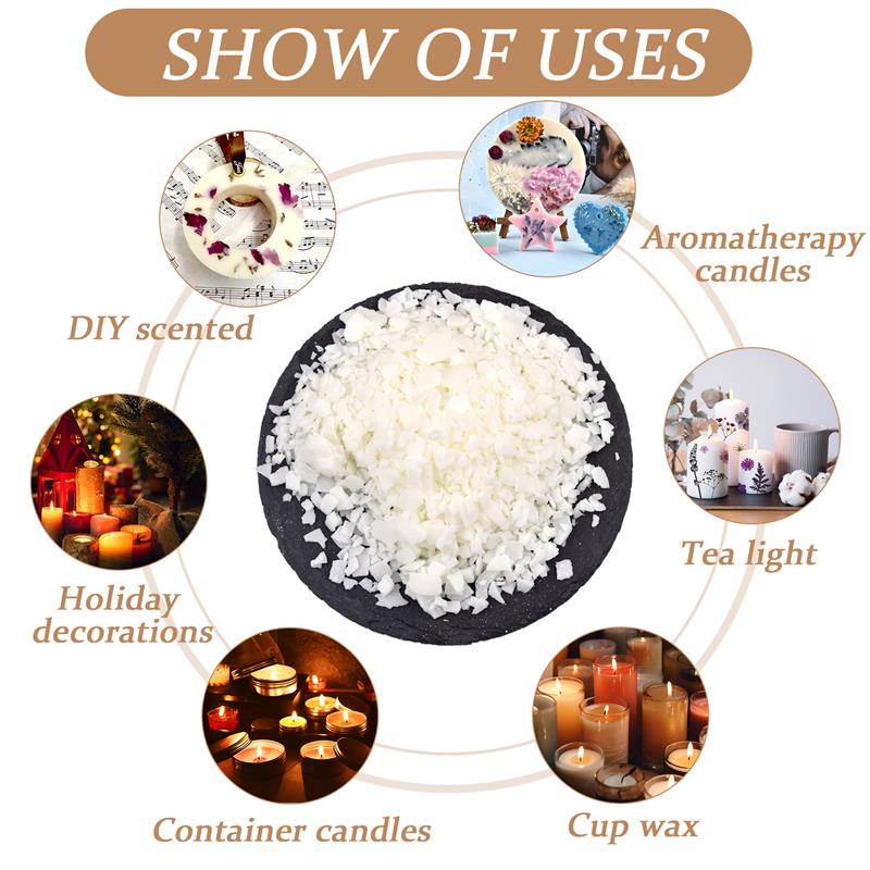 50-1000g Natural Pure Soy Wax  - Soy Wax Flake review and price