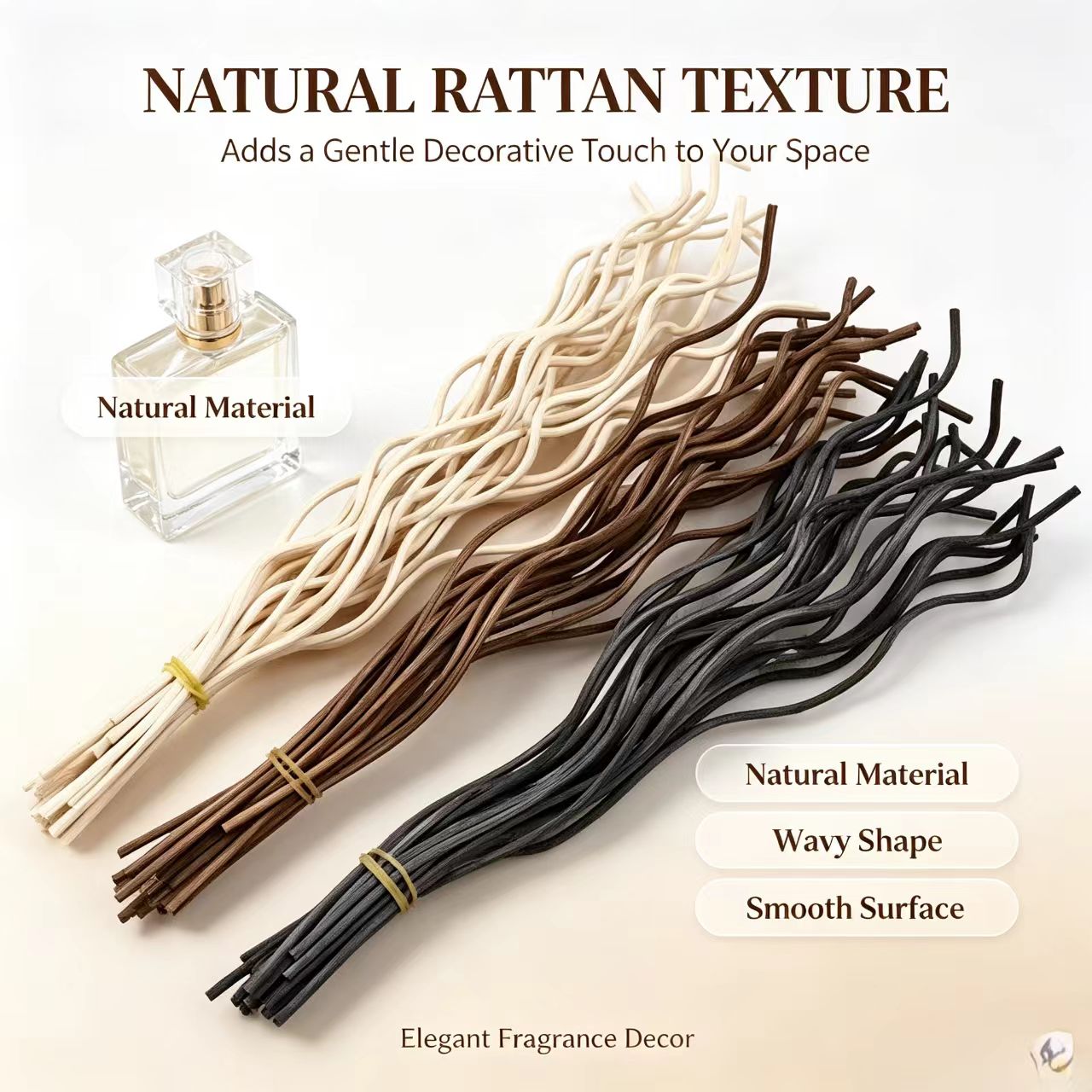 20Pcs Long Wavy Rattan Reed Di - Home Fragrance Reed Diffuser Refill review and price