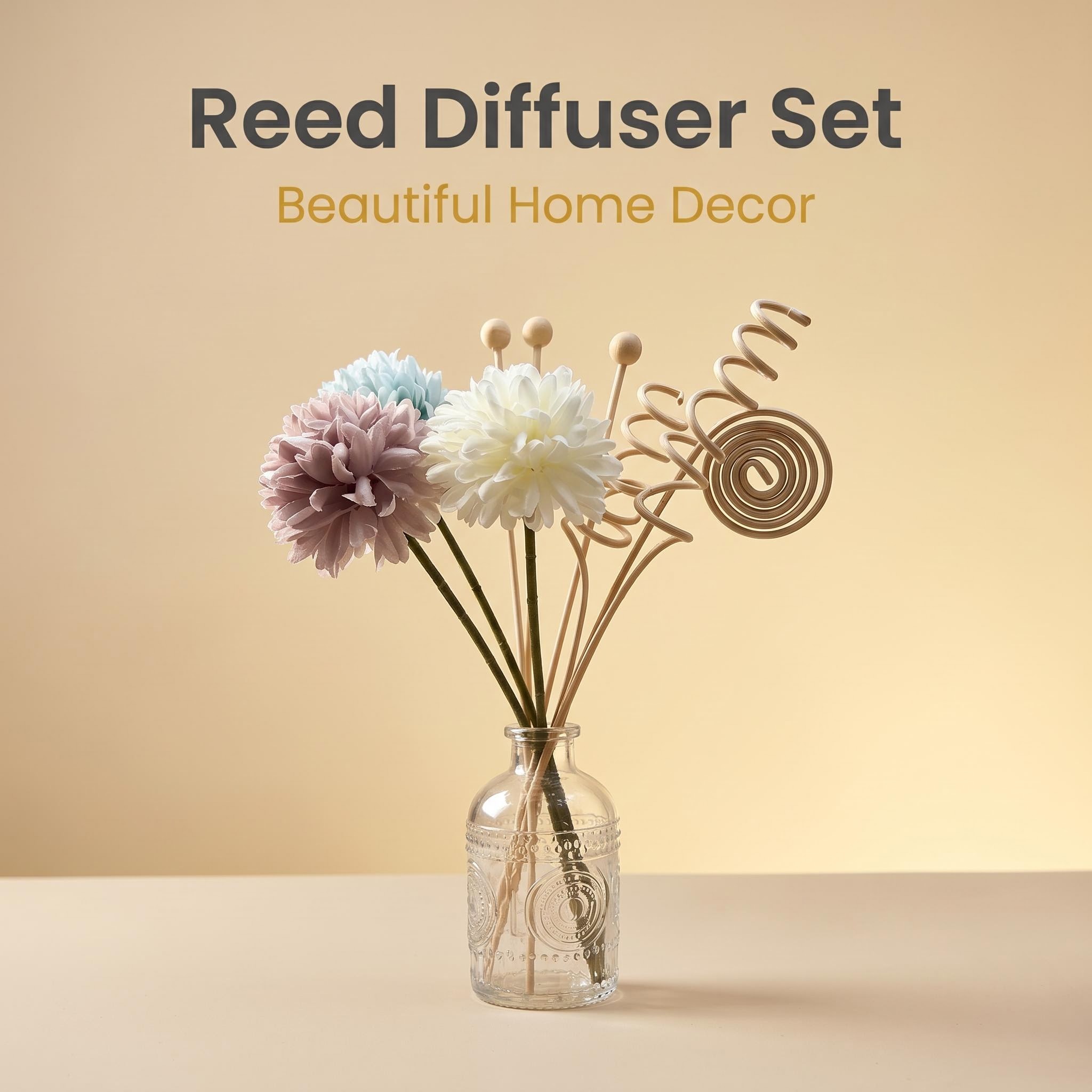 diy diffuser sticks set, artif - Reed Diffuser Set review and price