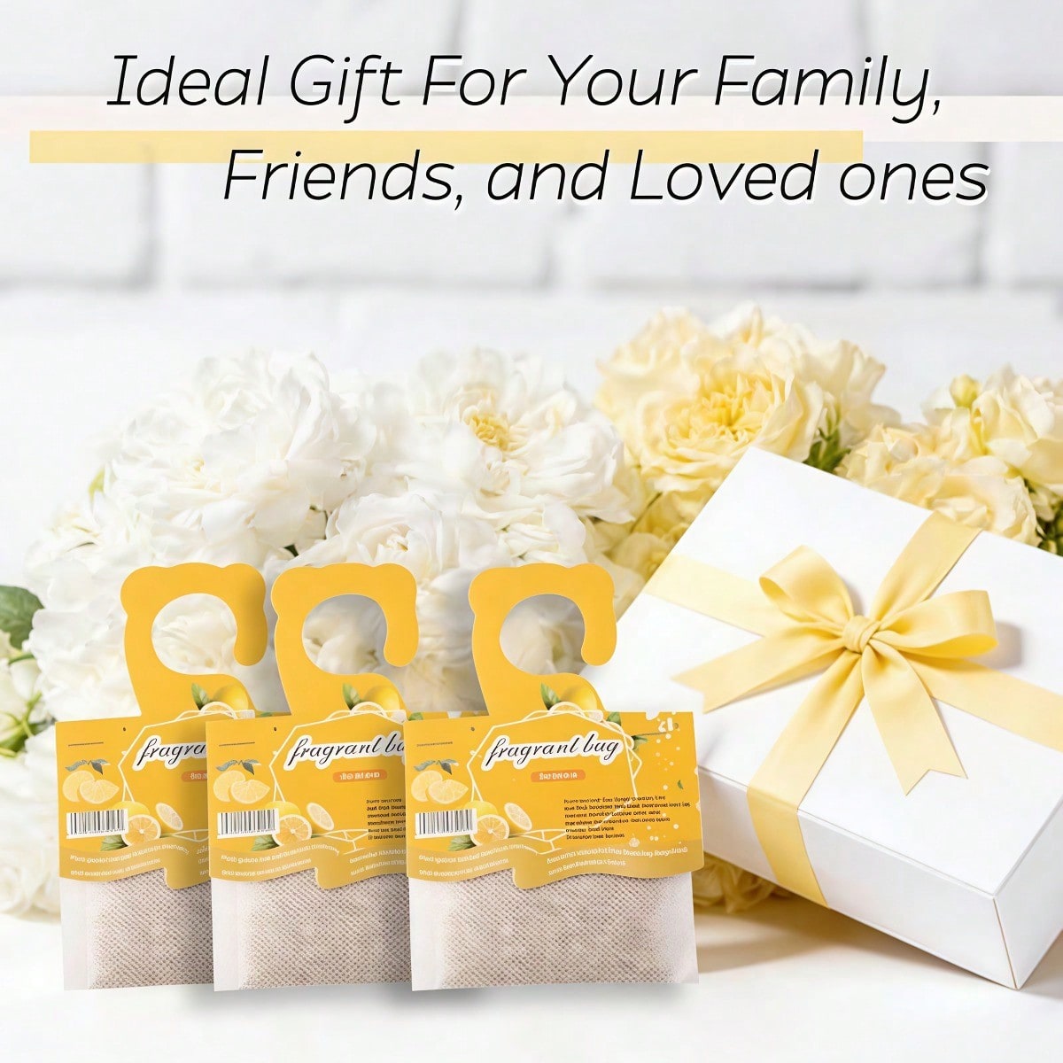 Hanging Lemon Scented Sachets, - Home Fragrance Aromatherapy review and price