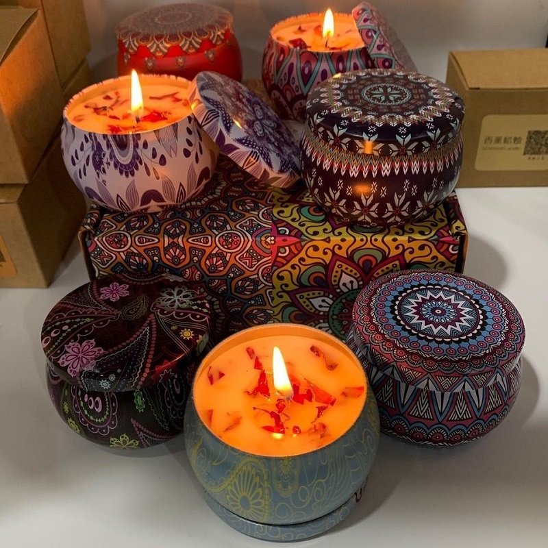 1/4PCS Vintage Scented Candles - Soy Wax Flake review and price